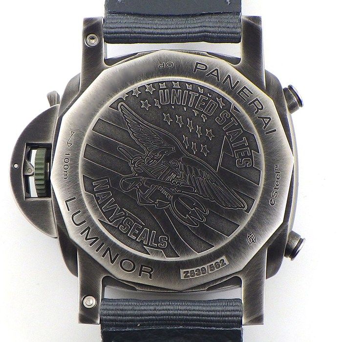 パネライ PANERAI 腕時計 ルミノール クロコ ネイビーシールズ
