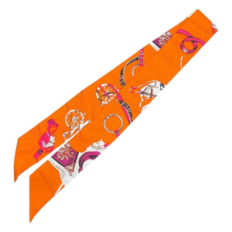 エルメス HERMES ツイリー Tout en Carre マルチカラー シルク レディース スカーフ