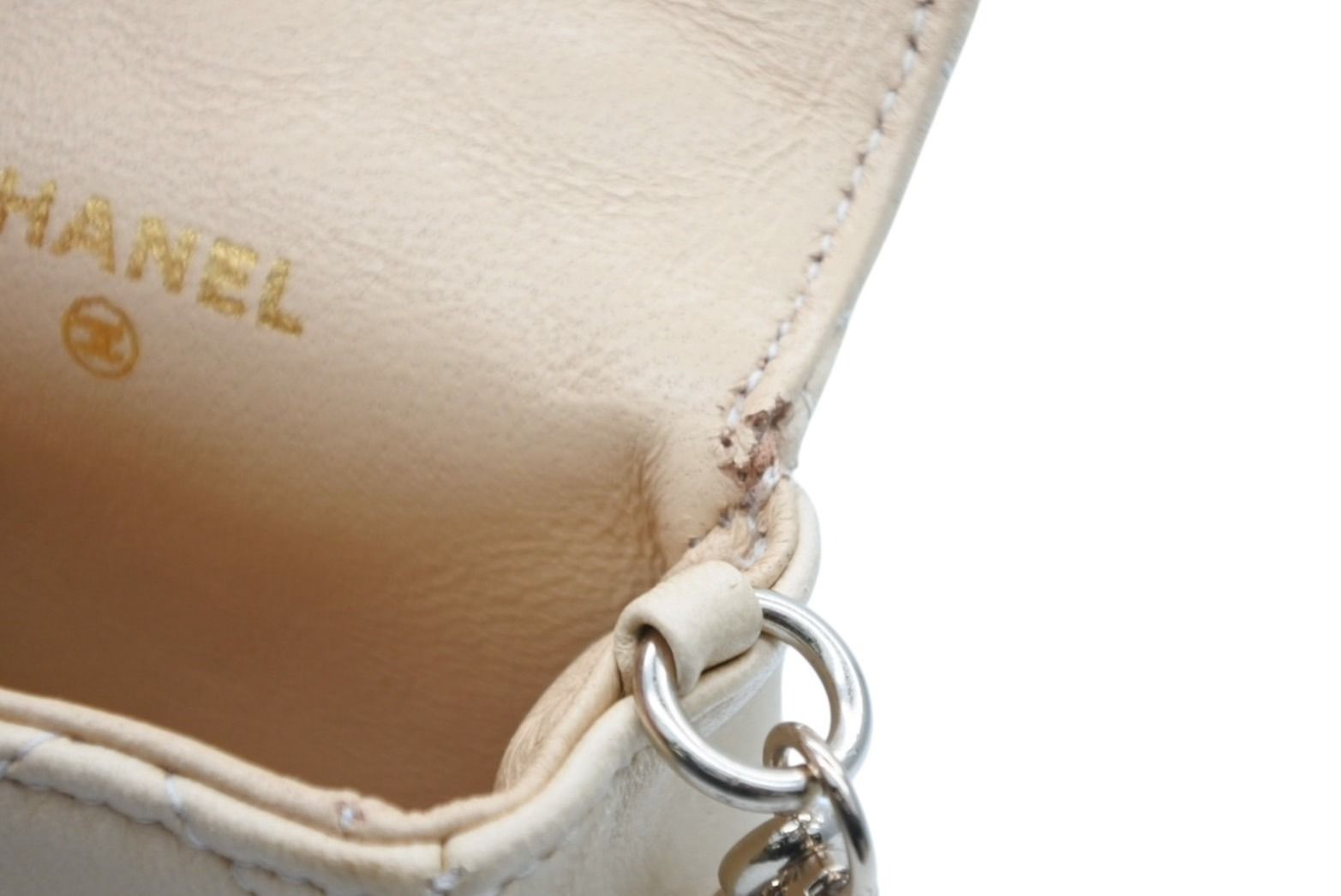 極美品 CHANEL シャネル ミニミニマトラッセ キーホルダー キー