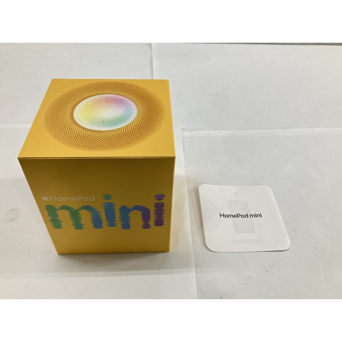 Apple MJ 2 E 3 J A 2374 HomePod mini スマートスピーカー イエロー 音響 アップル