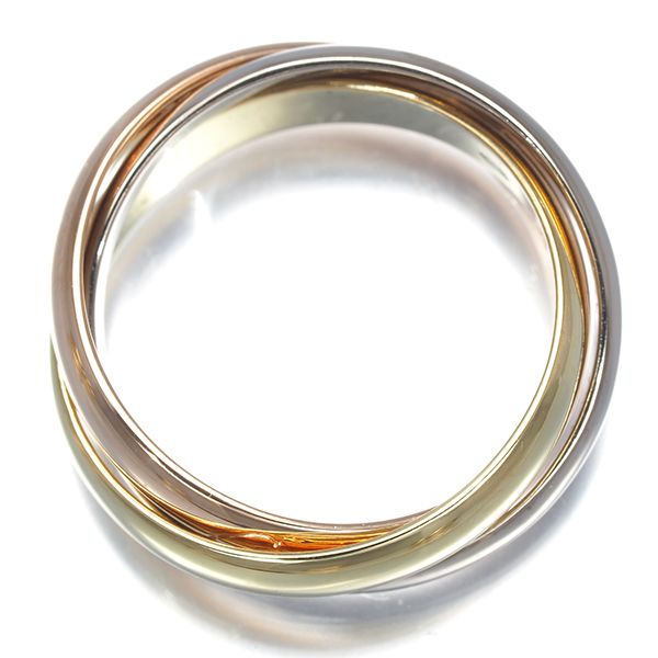 カルティエ トリニティリング スリーカラー クラシック 50号 K18YG/WG