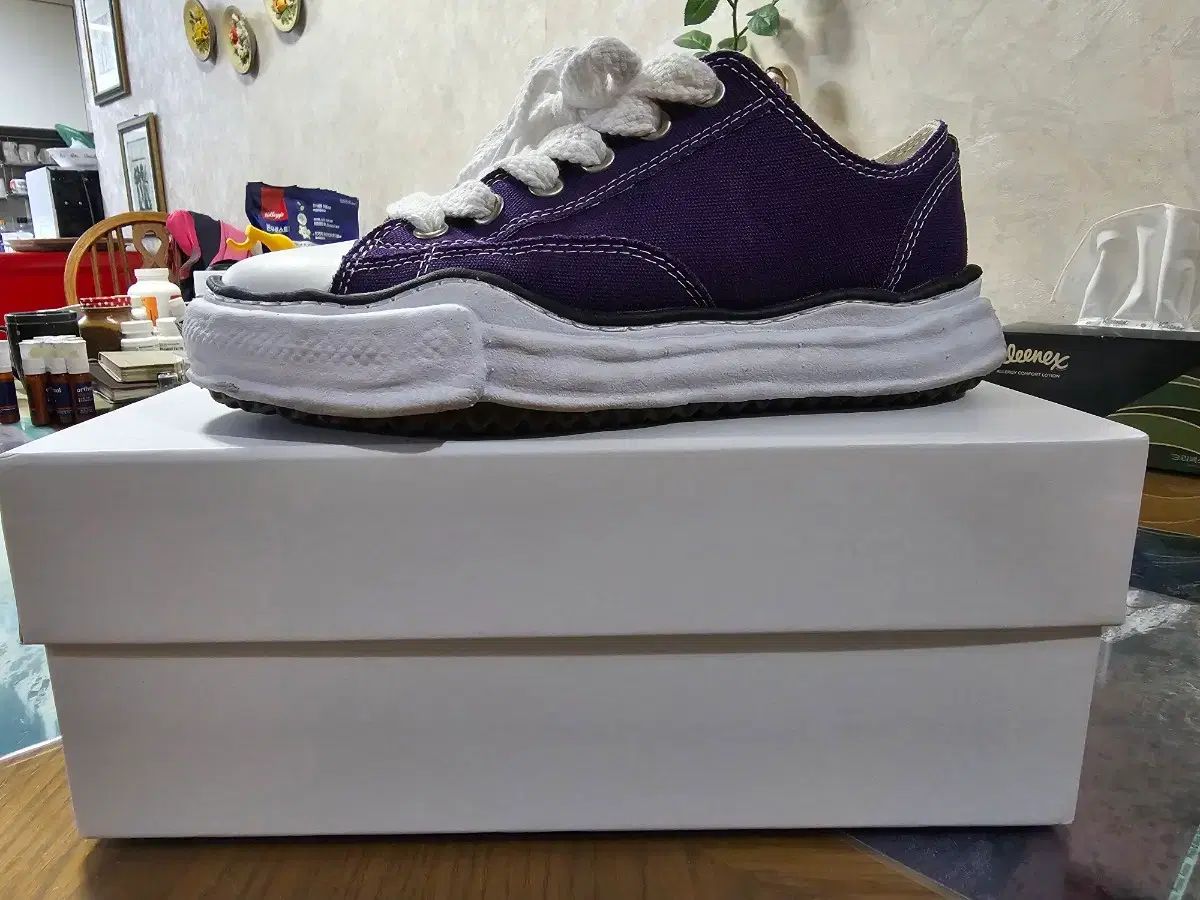 Maison MIHARA YASUHIRO メゾンミハラヤスヒロ ピーターソン OG ファー PURPLE パープル