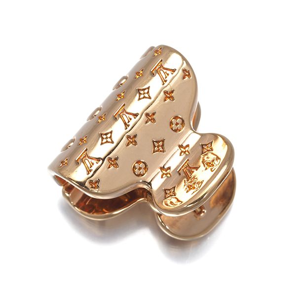 ルイヴィトン ヘアクリップ アクセソワール シュブ ナノグラム ローズ PM M 68940 183994