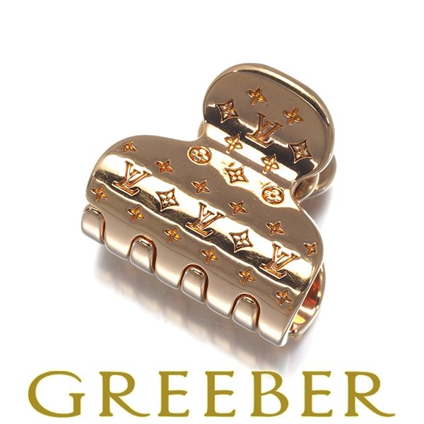 ルイヴィトン ヘアクリップ アクセソワール シュブ ナノグラム ローズ PM M 68940 183994