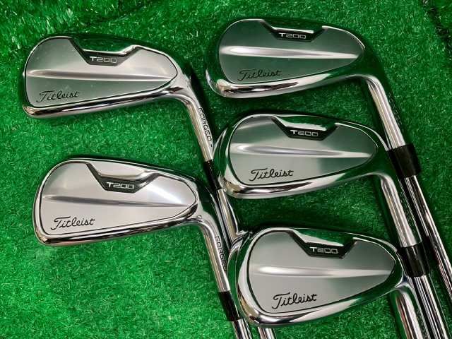 【新品未使用】タイトリスト　T200 2021 6-P 5本セット　NS105T アイアンセット タイトリスト t200 5〜P 6本 レフティ 2021 TITLEIST