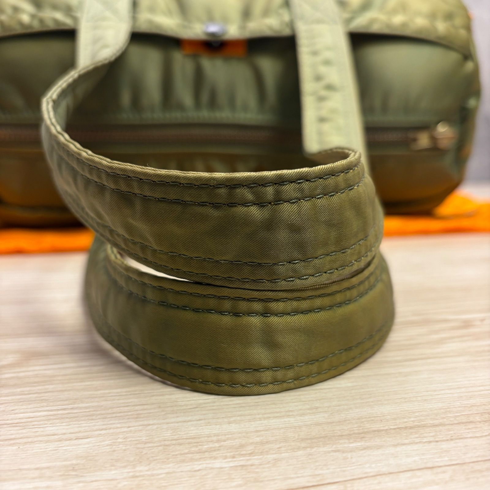 PORTER タンカー セージグリーン ミニボストン L PORTER ポーター タンカー ミニボストンバッグ カーキセージグリーン