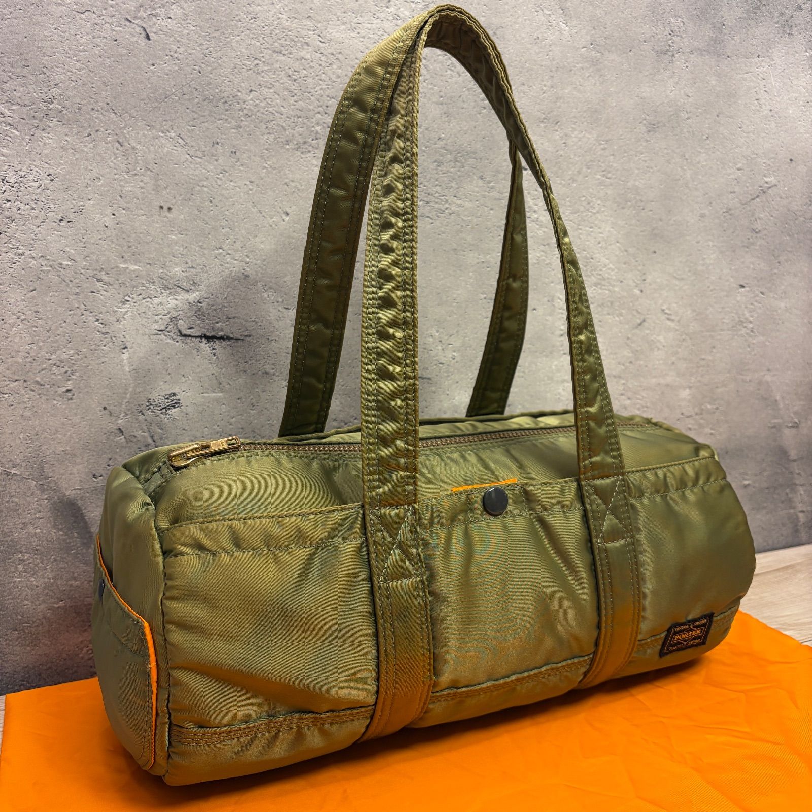 ✨希少✨ PORTER タンカー セージグリーン ミニボストン L 希少カラー】PORTER ポーター タンカーボストンバッグ（L）セージ