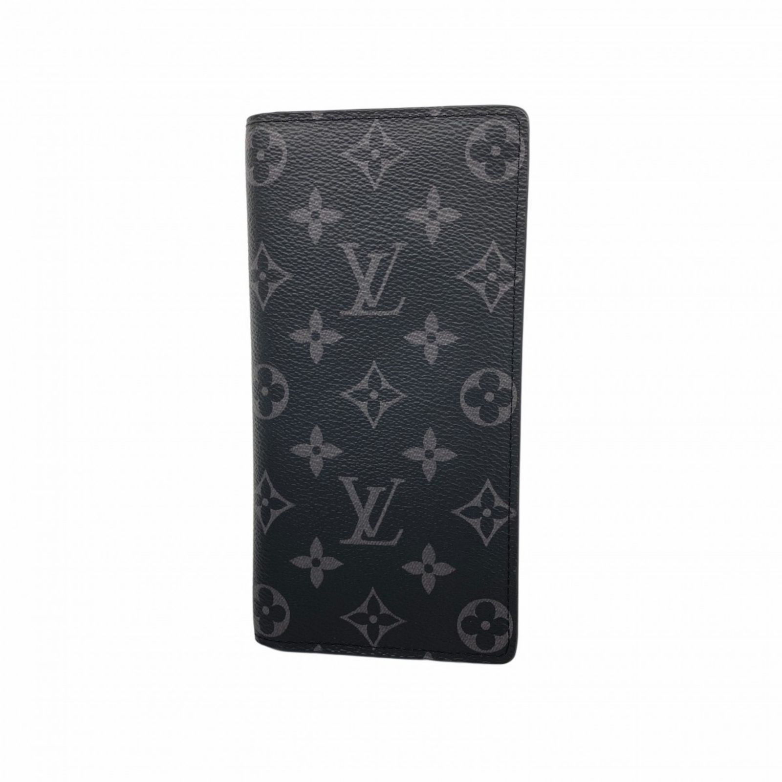 ルイ ヴィトン Louis Vuitton 長財布 モノグラム エクリプス ポルトフォイユブラザ M 61697 ブラックメンズ