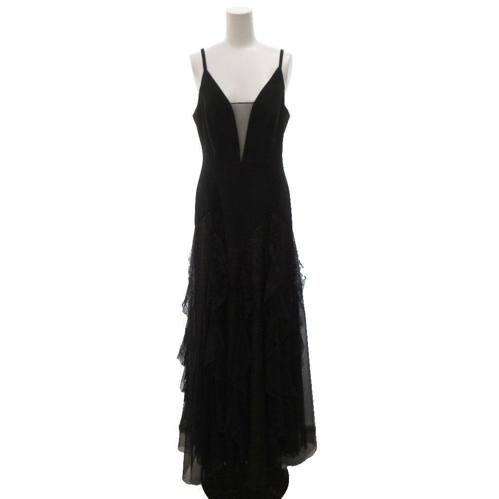 ビーシービージーマックスアズリア ドレス ワンピース レース ノースリーブ 4 ブラック ベージュ |FF GY 19