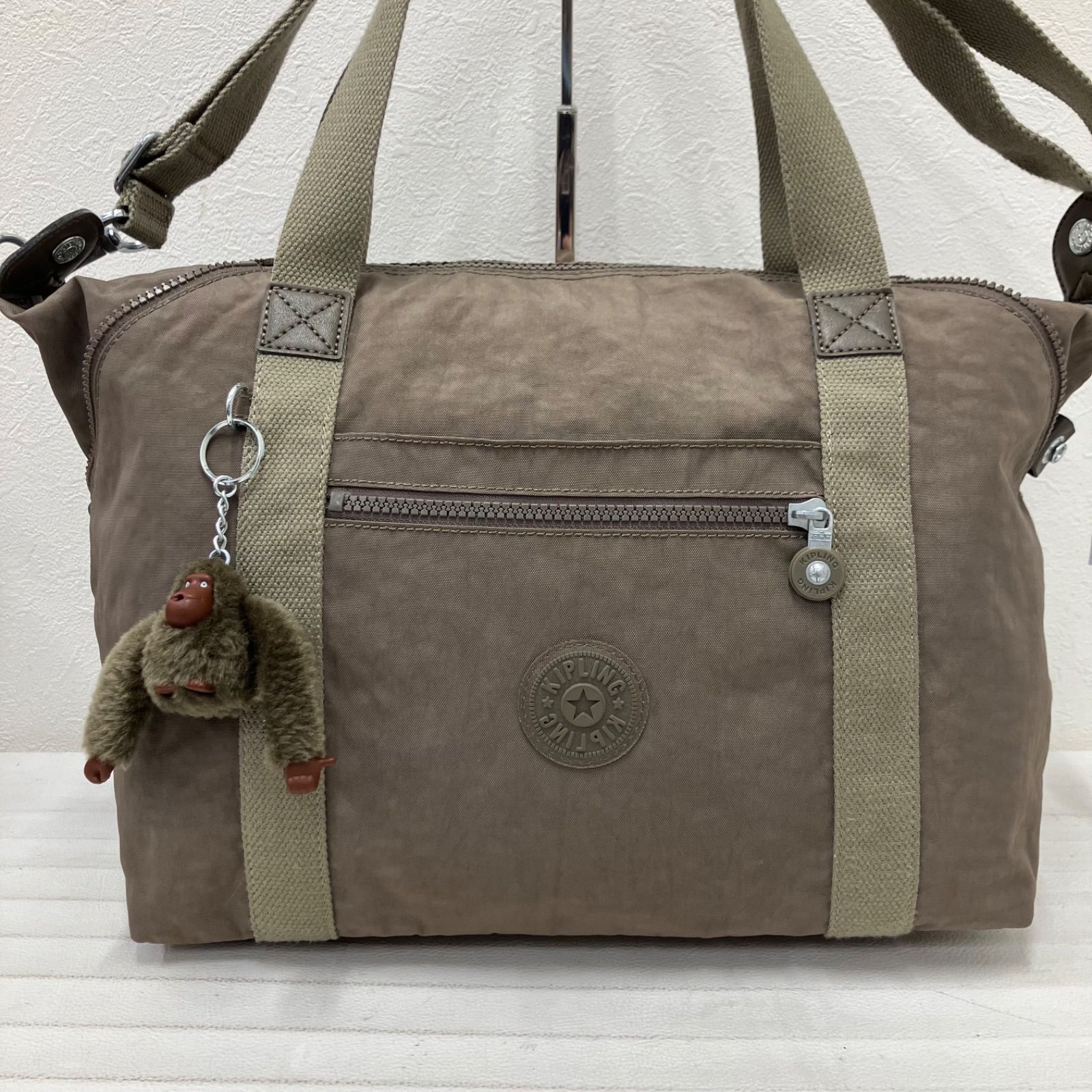 8127 KIPLING キプリング 2way ショルダーバッグ トートバッグ 