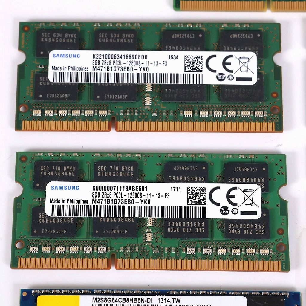  DDR 3 8 GBメモリ セット ノートPC用 その他 PCパーツ