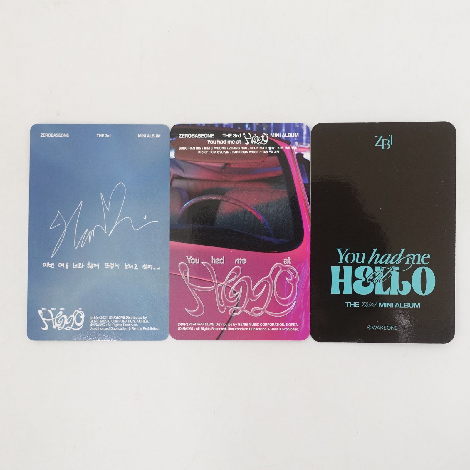 ZEROBASEONE ハンビン You had me at HELLO LINEFRIENDS ハンビン 