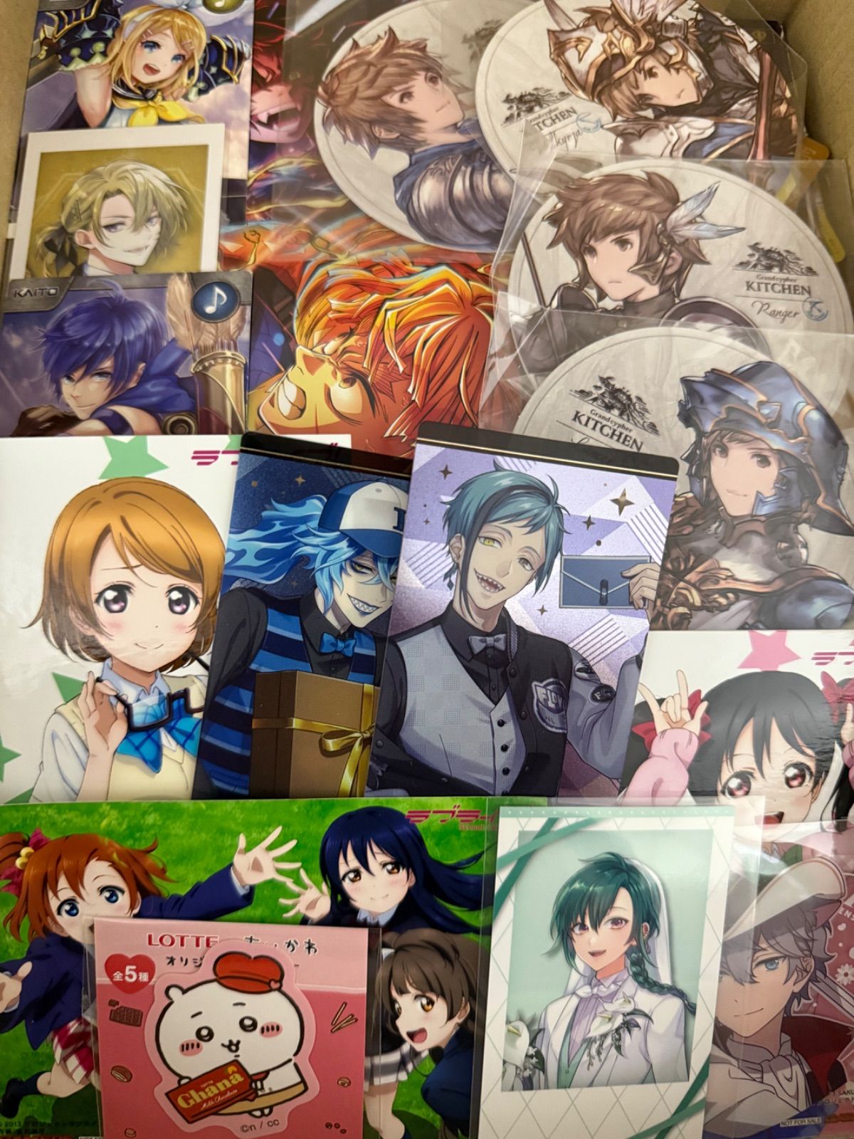 紙類 アニメ ゲーム まとめ売り 大量 コースター ポストカード カード