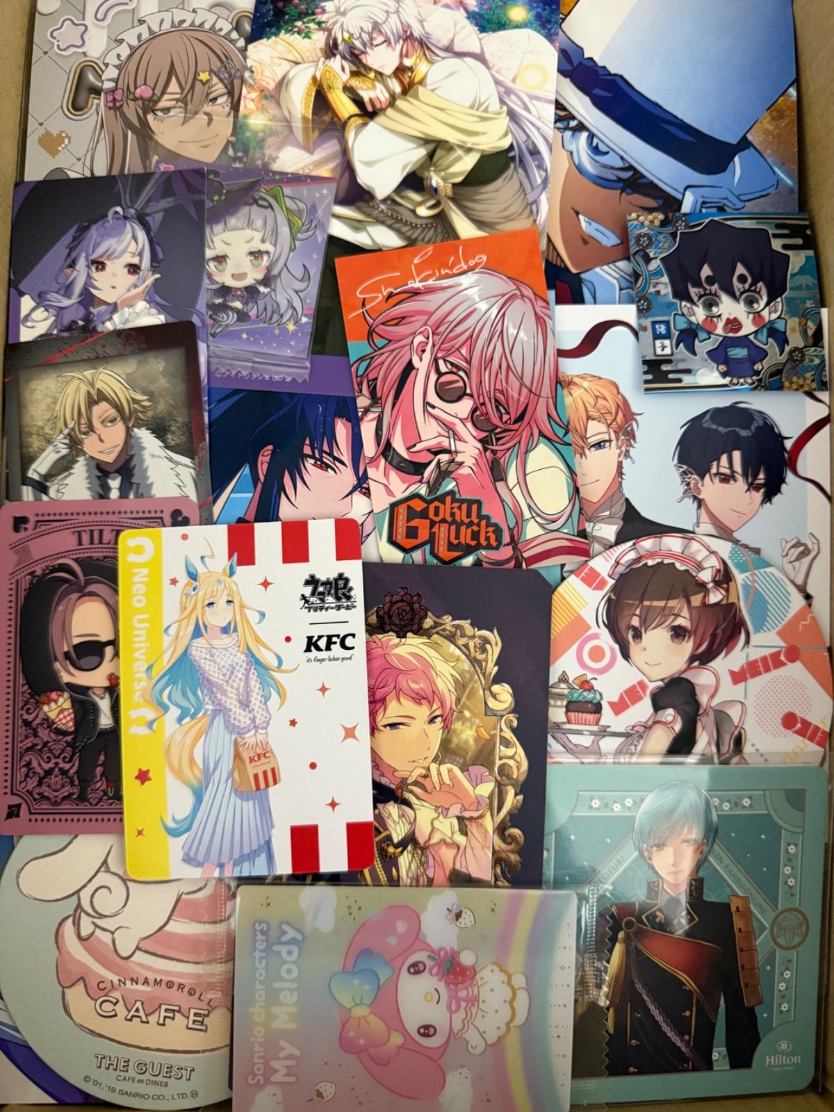 紙類 アニメ ゲーム まとめ売り 大量 コースター ポストカード カード