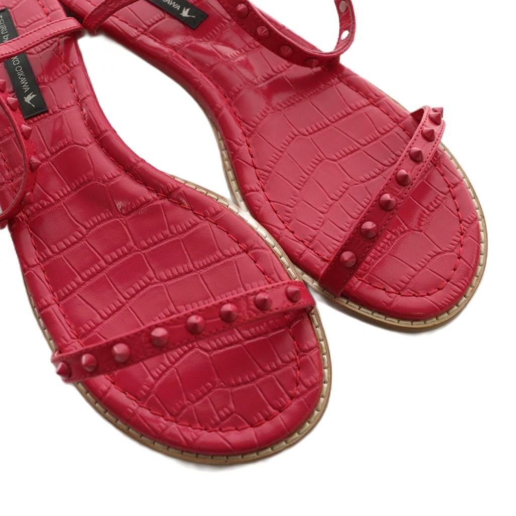 ツルバイマリコオイカワ ビジューフラットミュール Amazon | [ツルバイマリコオイカワ] サンダル Bonne MOUVE 24.5 cm