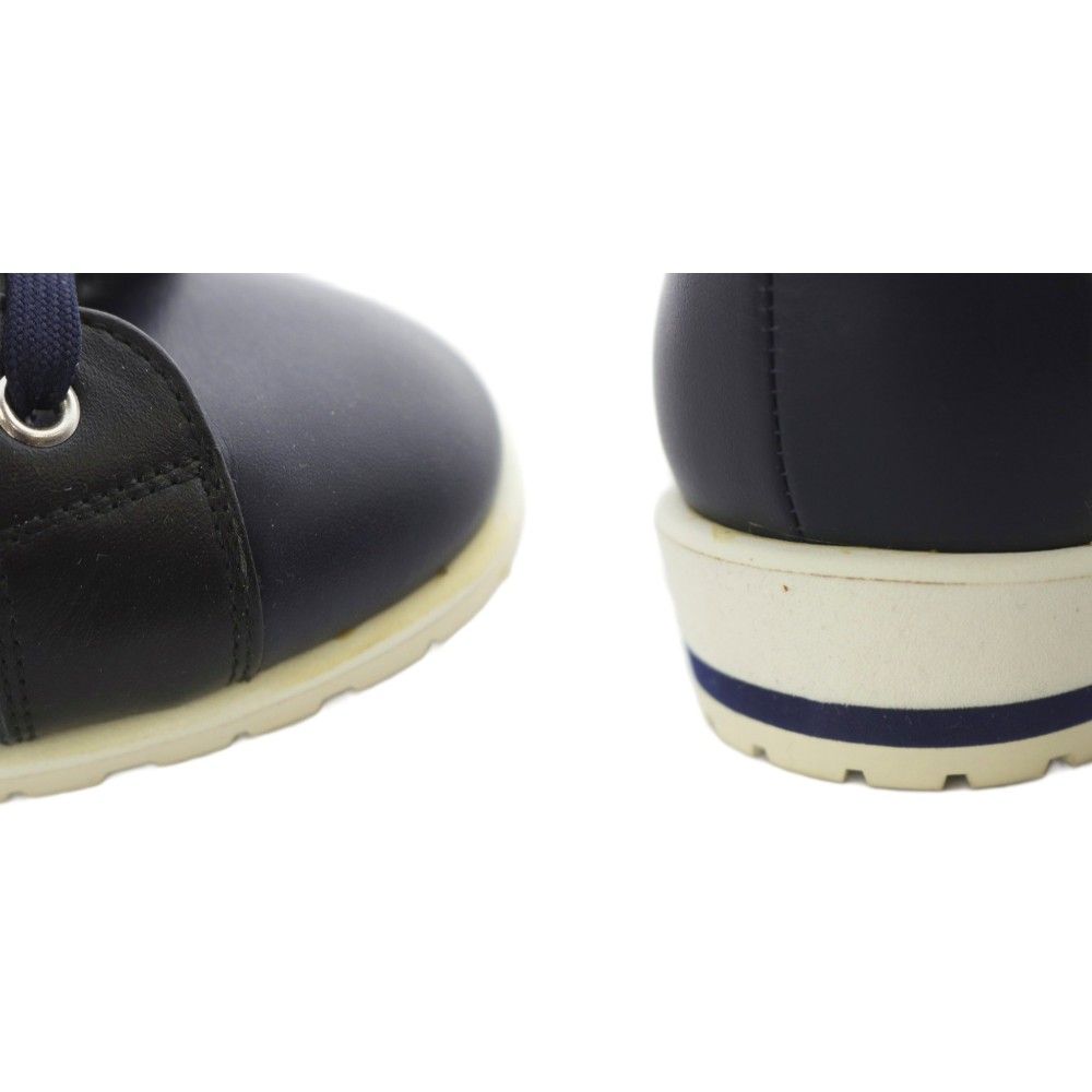 銀座かねまつ アクアベル レザー スニーカー ジッパー付き 銀座かねまつ GINZA Kanematsu AQUA BELL アクアベル スニーカー 22.5