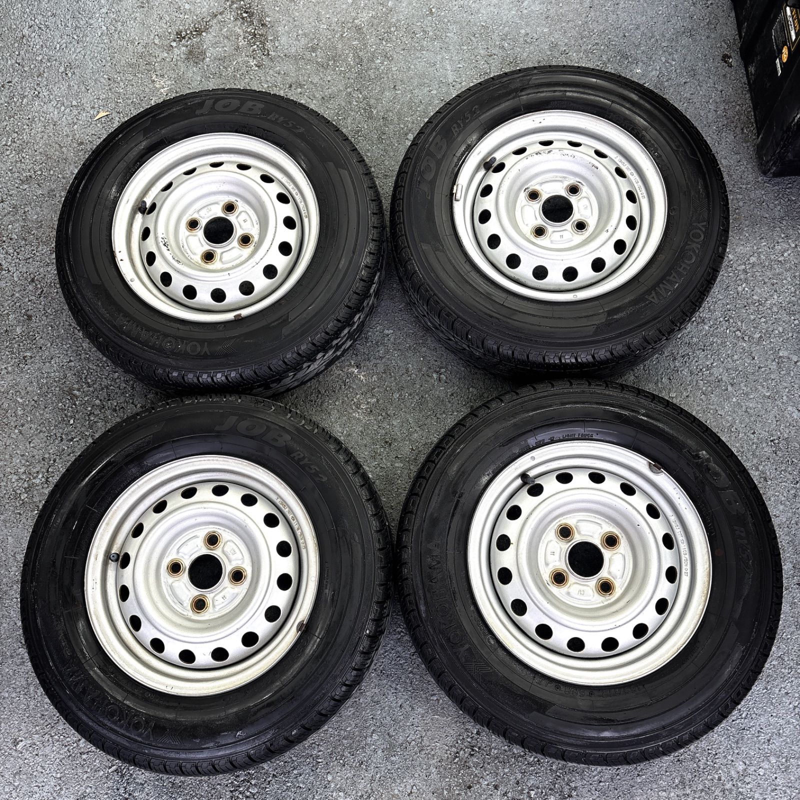 バリ溝 トヨタ プロボックス ホイールタイヤセット 165 R 13