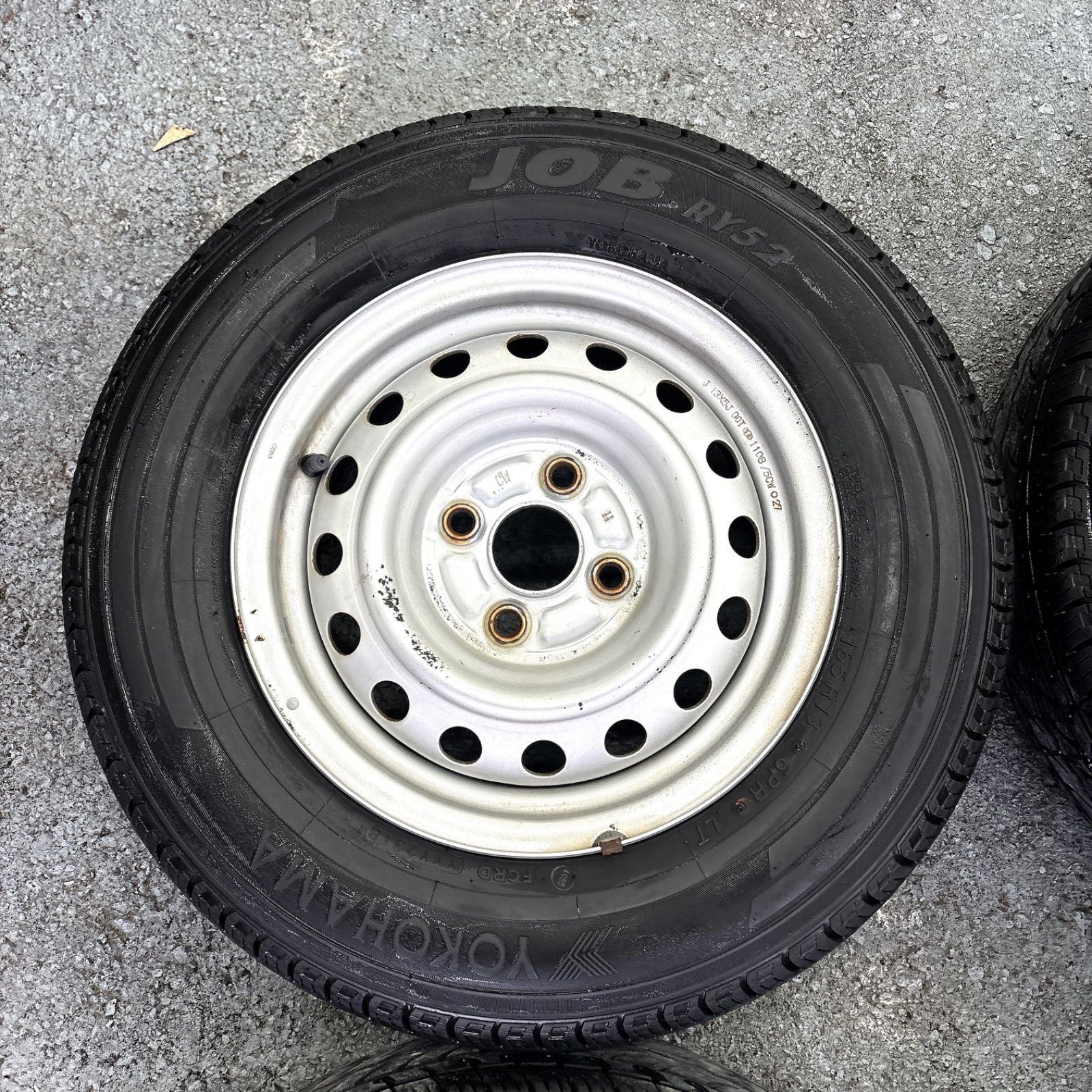 バリ溝 トヨタ プロボックス ホイールタイヤセット 165 R 13