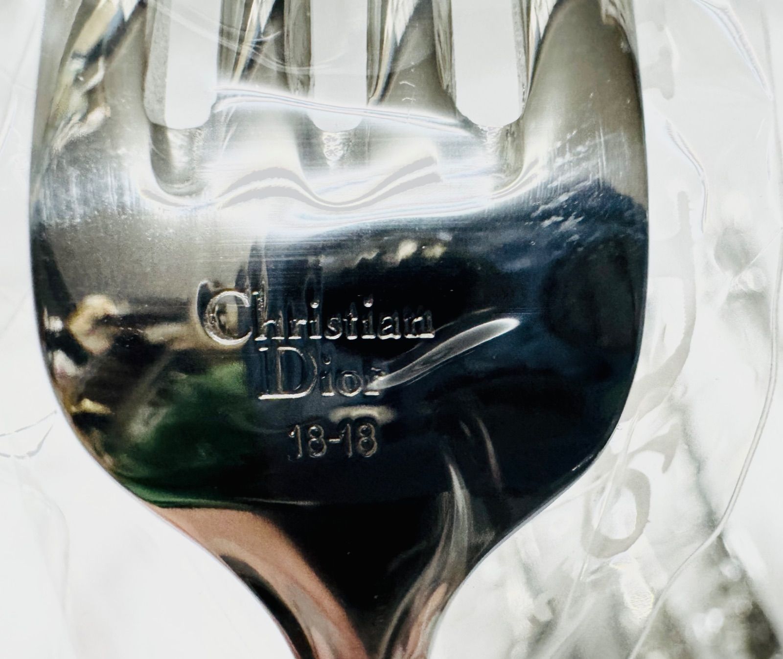 未使用品 クリスチャン ディオール カトラリーセット 18ー18 フォーク