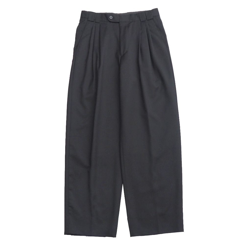 VERSACE ヴェルサーチ パンツ サイズ46 スリータック ワイド スラックス ブランド古着 |RA 6994