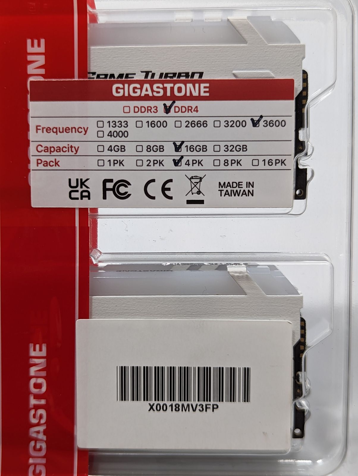 G1>GIGASTONE Game TURBO 16GBx4枚 - メルカリ