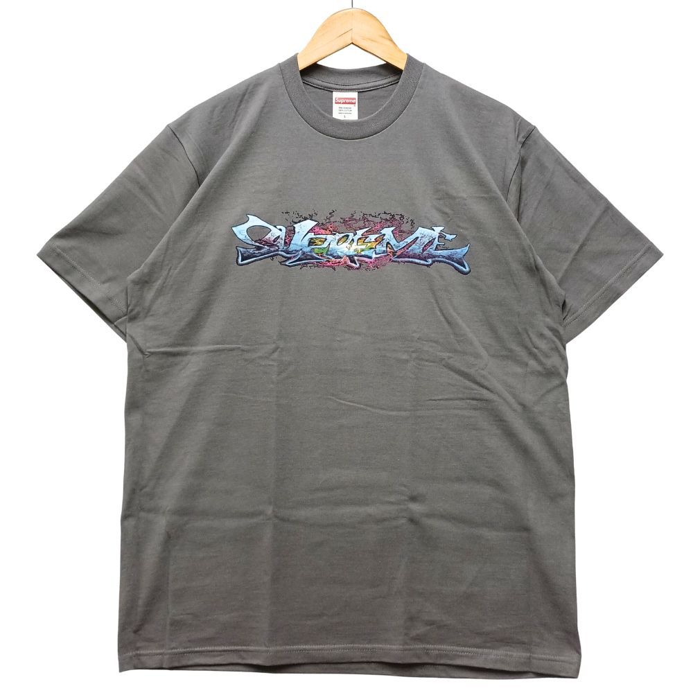 SUPREME シュプリーム 25 AW Tag Tee タグ ロゴプリント 半袖Ｔシャツ チャコール サイズL | 53491