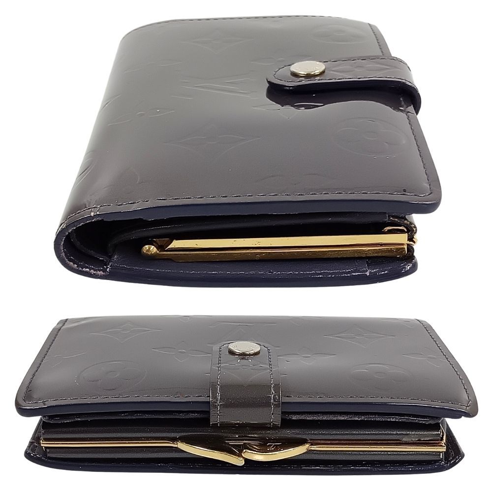 【X'masセール★30%OFF】ルイ・ヴィトン LOUIS VUITTON 二つ折り財布ヴェルニ /ポルトモネビエヴィエノワ ポムダムール レディース 中古 LOUIS VUITTON ルイ・ヴィトン ポルト モネ・ビエ ヴィエノワ ヴェルニ