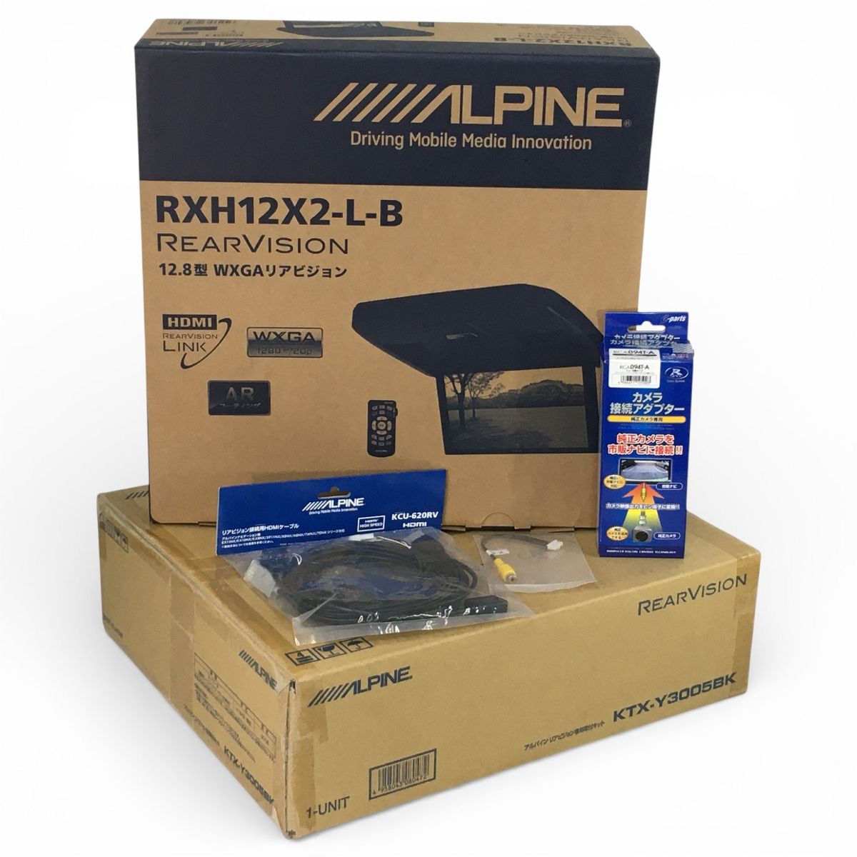 ♥ ALPINE アルパイン ハイエース セット RXH 12 X 2-L-B KTX-Y 3005 BK KCU-620 RV