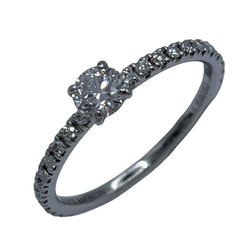 ブシュロン ミニビーラブドソリテールリング プラチナ Pt 950 ジュエリー