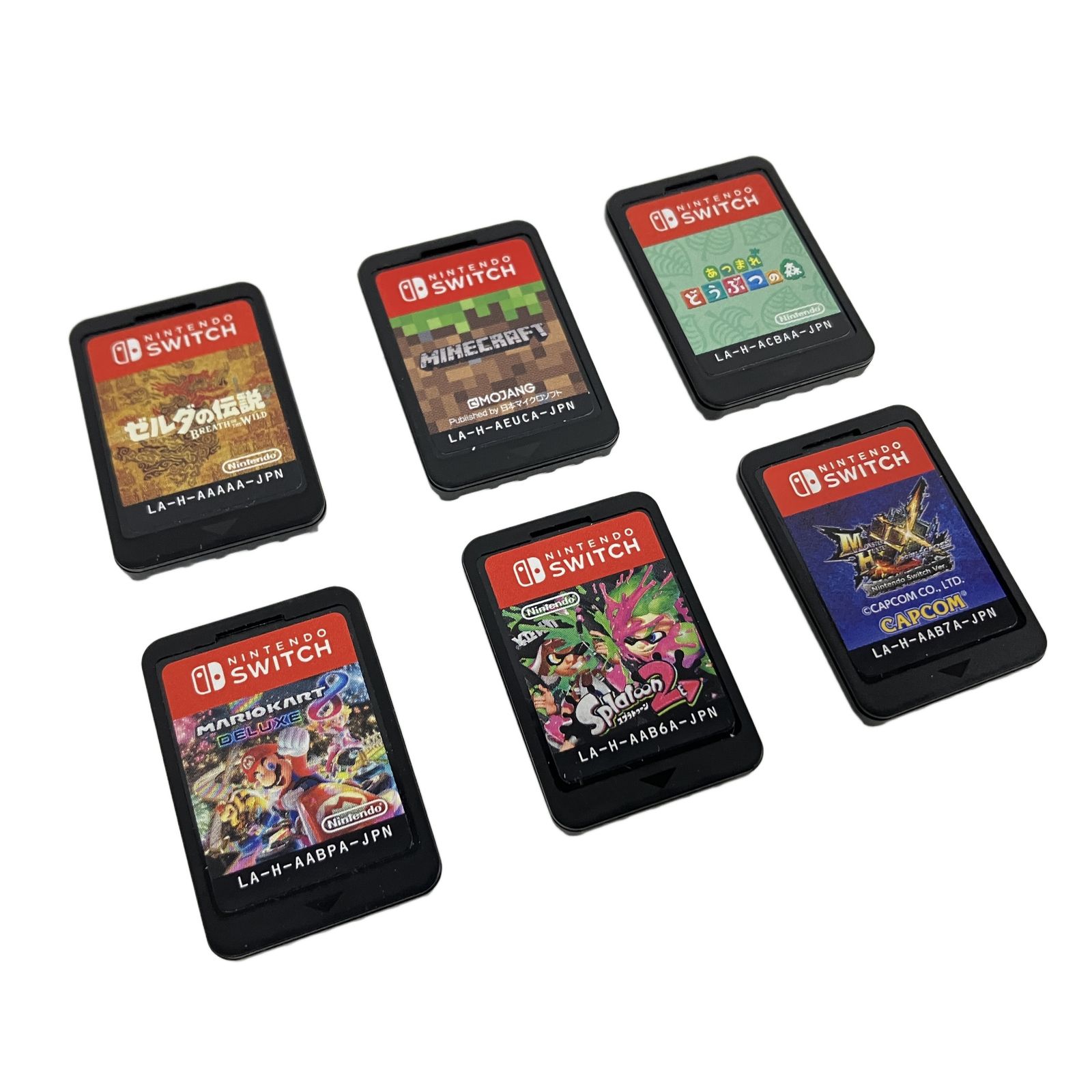 switchソフト おまとめ 6点セット 箱なし モンハンXX マイクラ ゼルダ