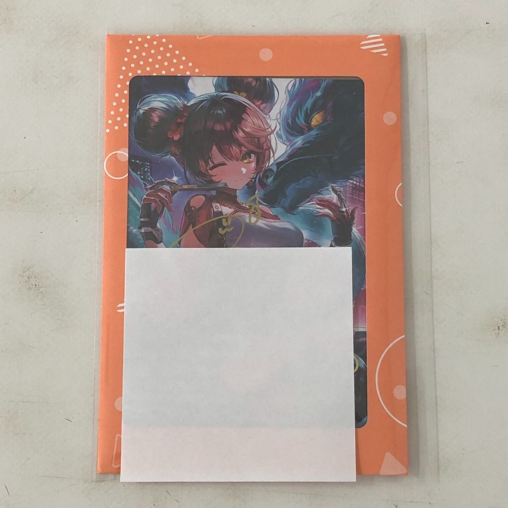 02 w 22044 hololive ホロライブ ロボ子さん 記念2025 グッズ 3点セット 箔押しメッセージ入りポストカード おなかいっぱいたべちゃお 餃子皿 ちあーず グラス 品