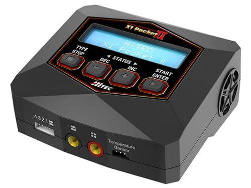 ハイテック X 1 Pocket II AC ンス充 放電器 日本 44306-BLKpo