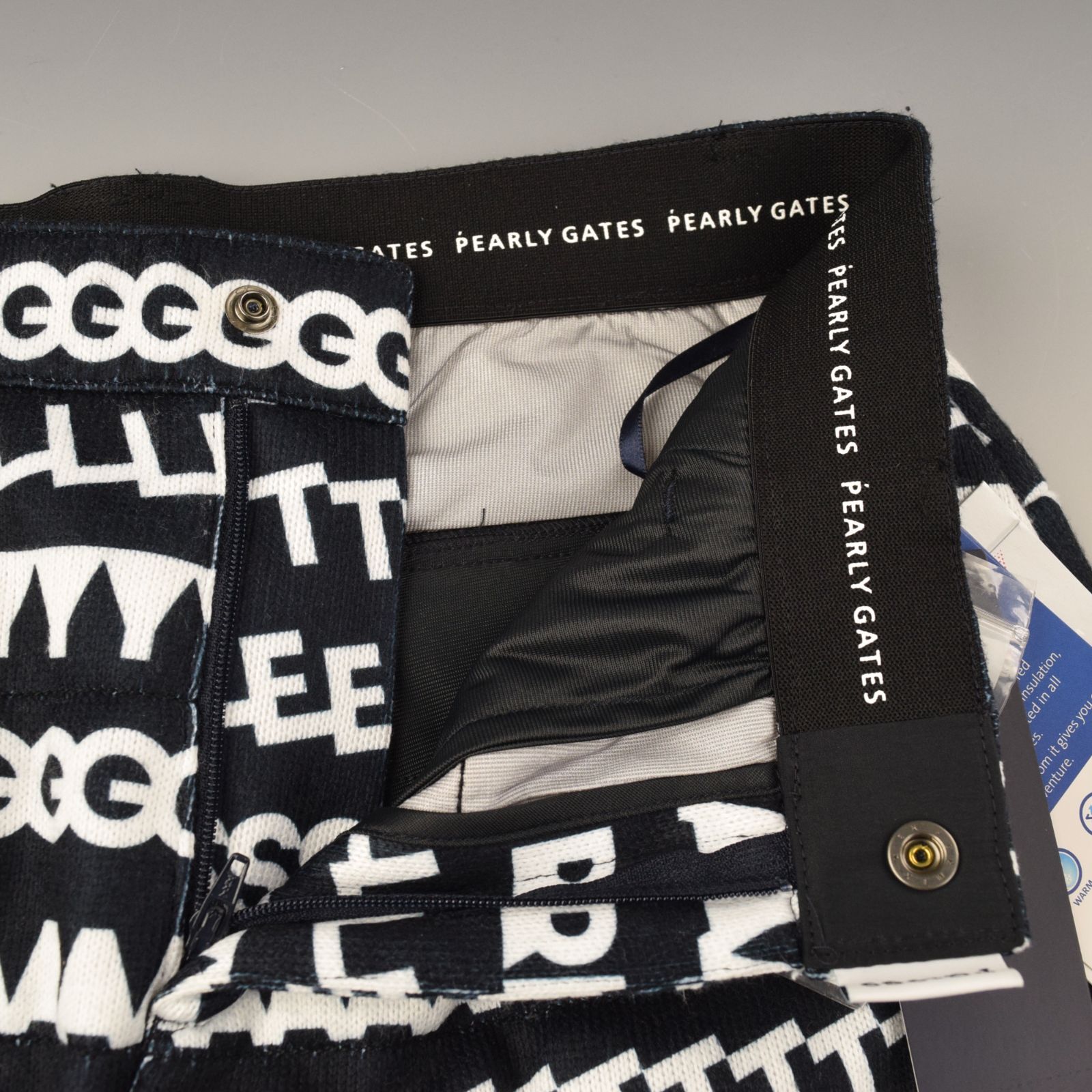 サイズ：1・M・新品】パーリーゲイツ 保温DiAPLEX ロゴボーダー 中綿