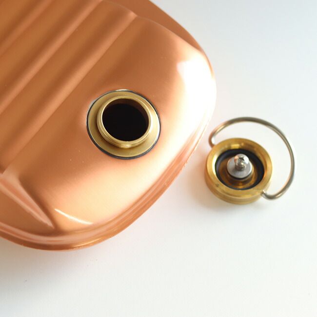 新光堂 純銅湯たんぽ 袋付 小 1.2L S-9395S(湯たんぽ 純銅製 銅 銅製