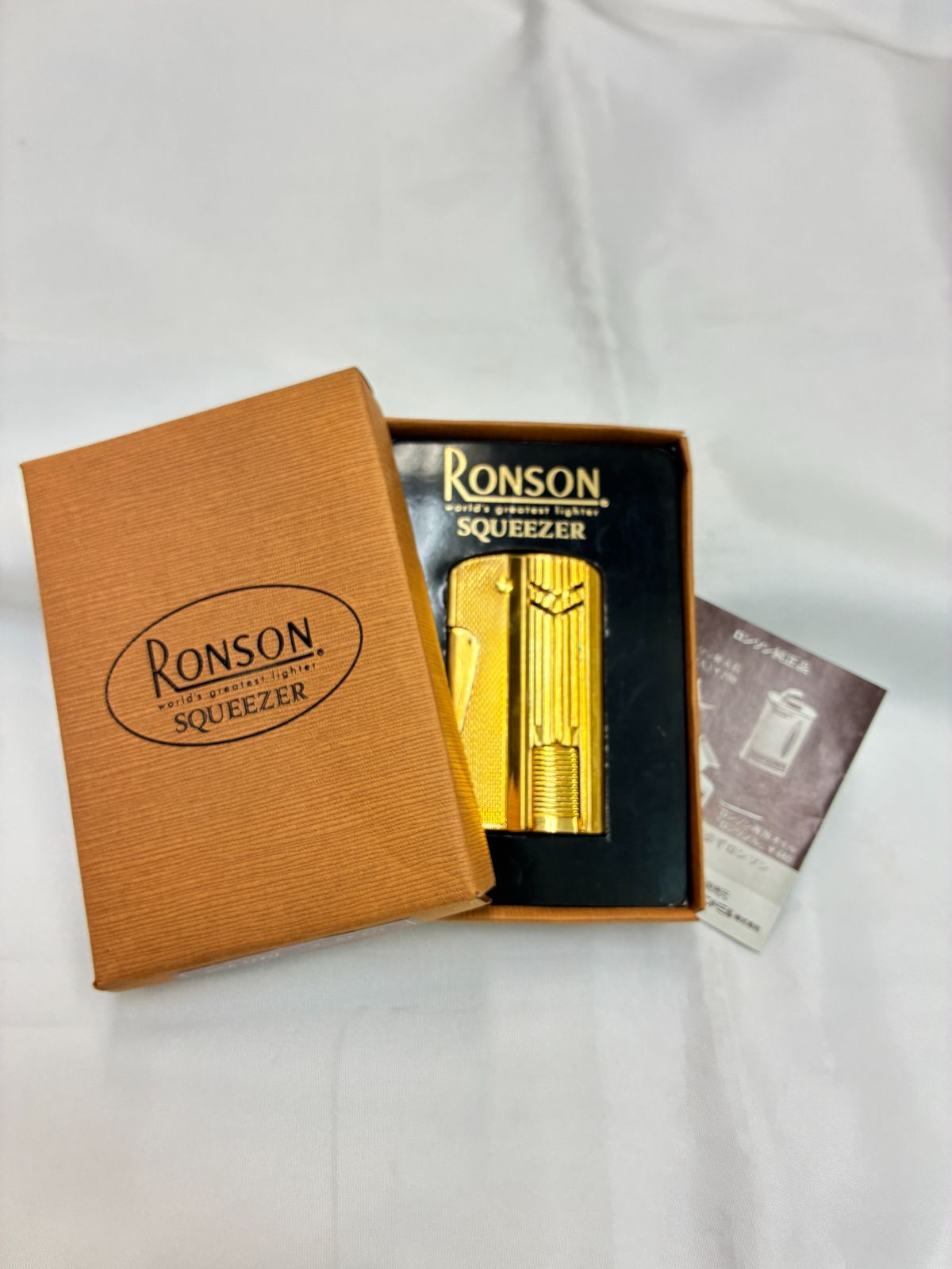 N 処分価格【ヴィンテージ】Ronson ロンソン SQUEEZER スクイーザー