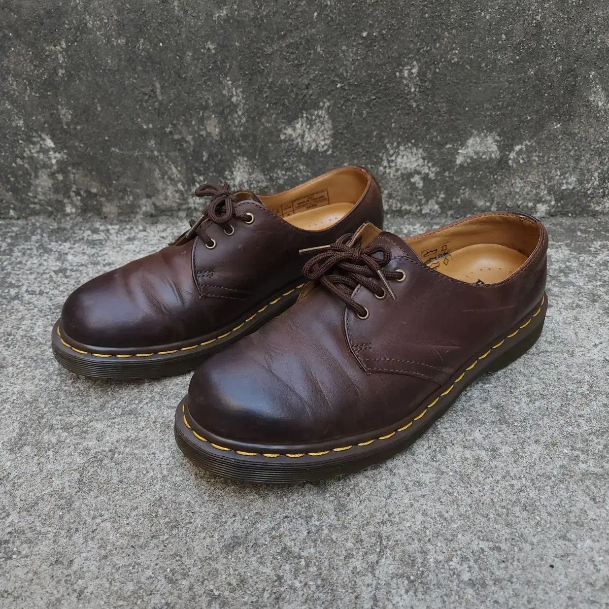 6 UK DR. MARTENS 1461 Hot Sauce Crazy Ver. 250 255 ユニセックス