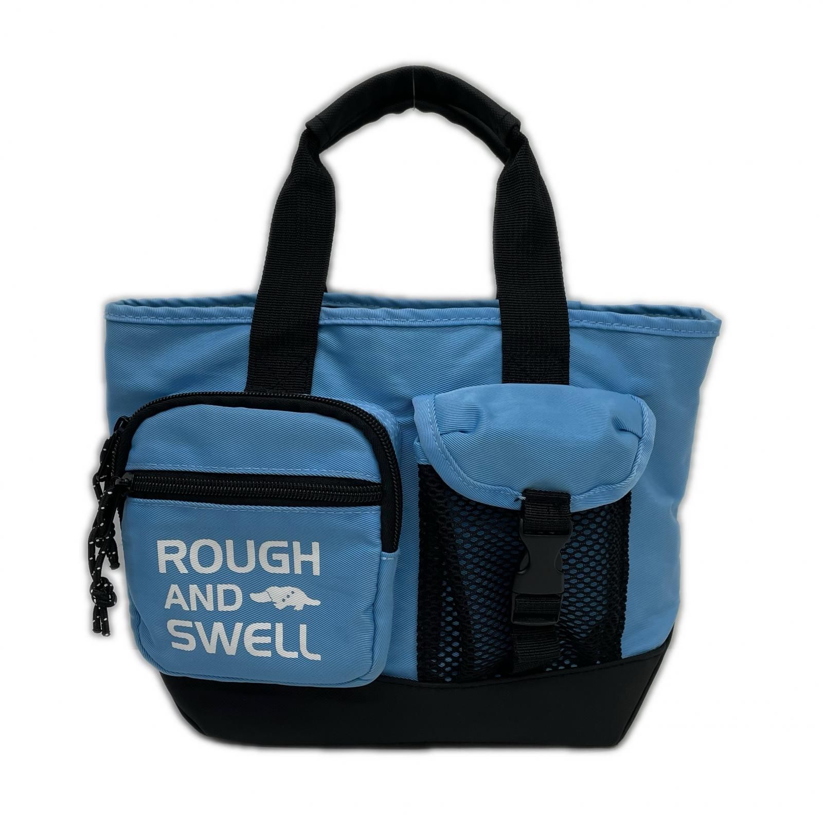 中古 ラフ＆スウェル rough&swell カートバッグ ブルー ラウンドバッグ