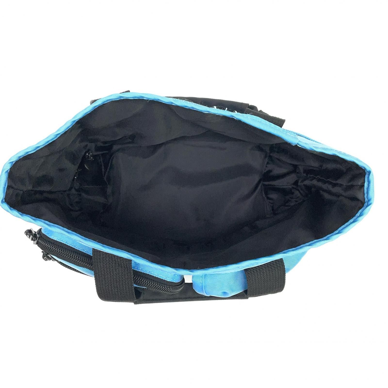 中古 ラフ＆スウェル rough&swell カートバッグ ブルー ラウンドバッグ