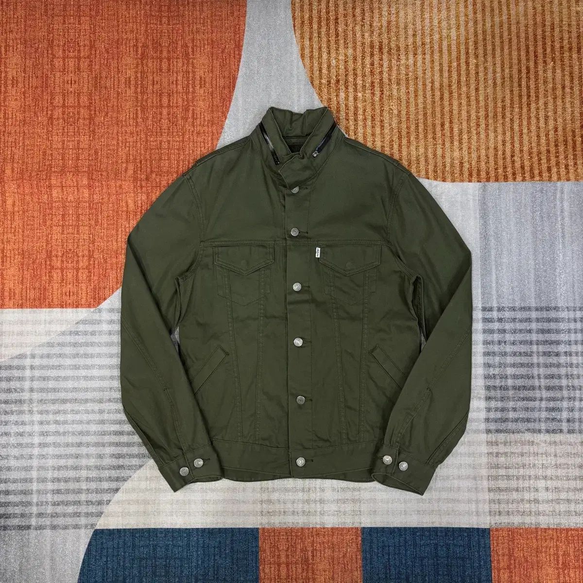 リーバイス トラッカー ジャケット S nj 253 ウォーク コットン マウンテンパーカー ミリタリー