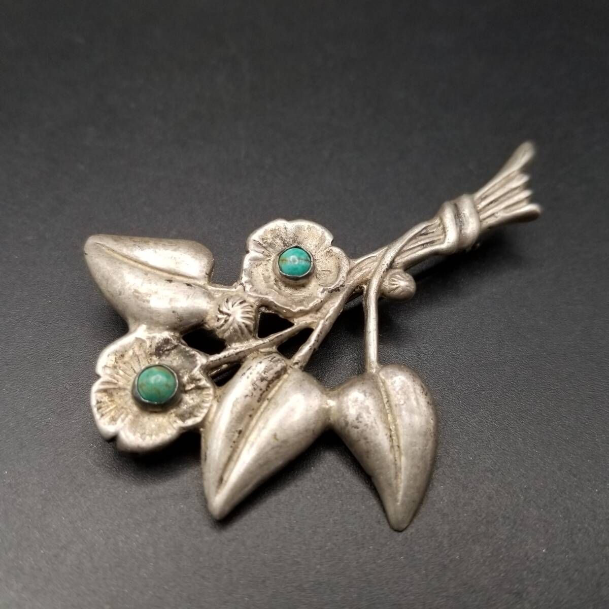 値下げ！ヴィンテージ メキシコ925 銀製 シルバーブローチ 闘牛士 繊細