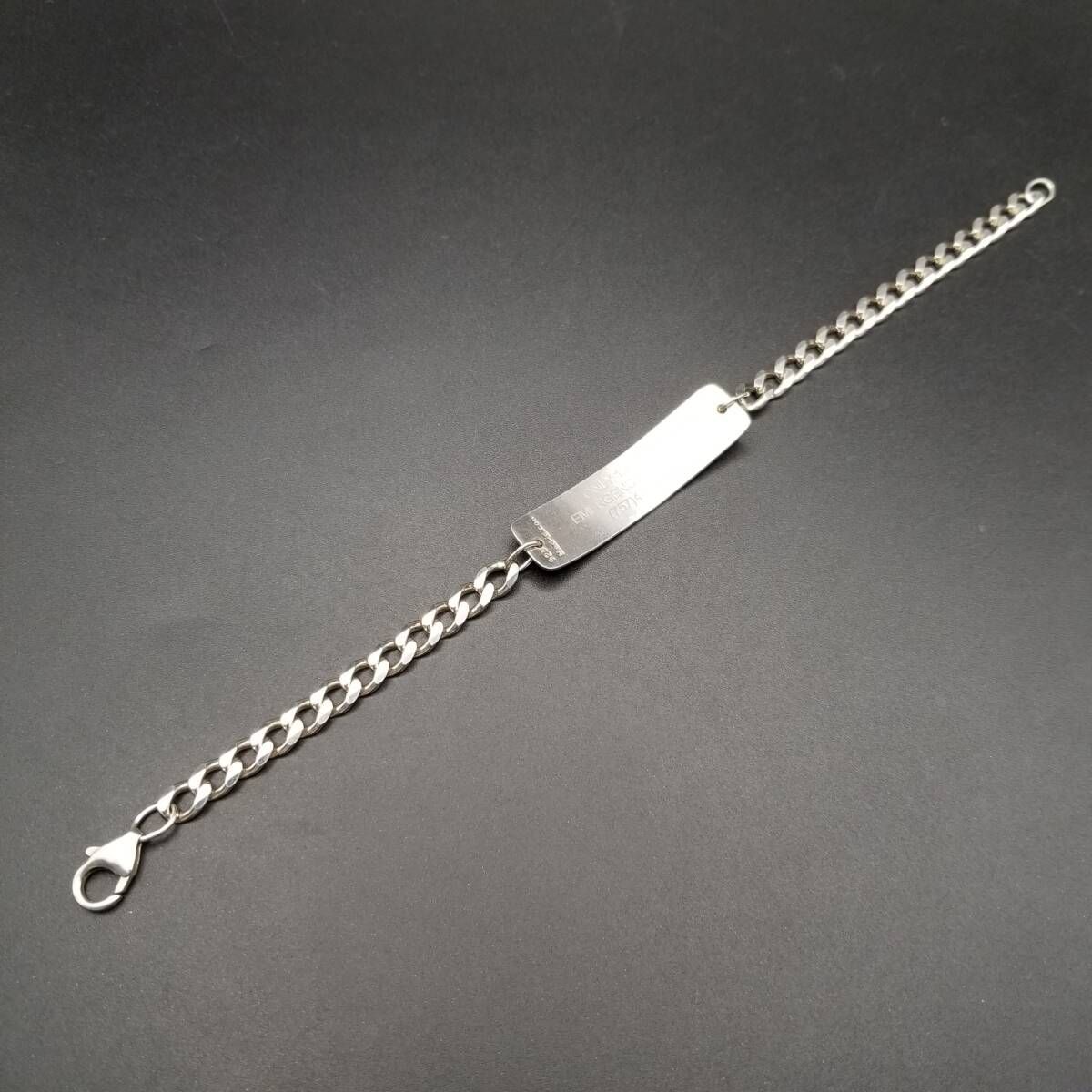 長方形プレート 喜平チェーン