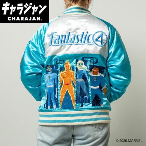 丸眞 マルシン スカジャン L マーベル スペシャルチーム コラボ 男女兼用 キャラクター