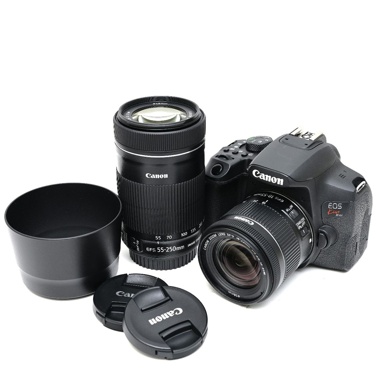 Canon EOS Kiss X10i EF-S 18-55mm F4-5.6/55-250mm F4-5.6 ダブル