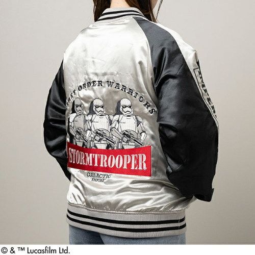 丸眞 マルシン スカジャン L スター ウォーズ シルバーガラクティック 男女兼用 キャラクター