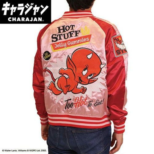 丸眞 マルシン スカジャン L ホットスタッフ レッドホット 男女兼用 キャラクター