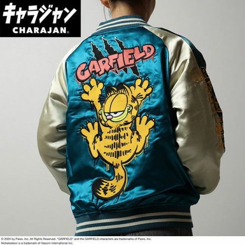 丸眞 マルシン スカジャン L ガーフィールド クローマーク 男女兼用 キャラクター