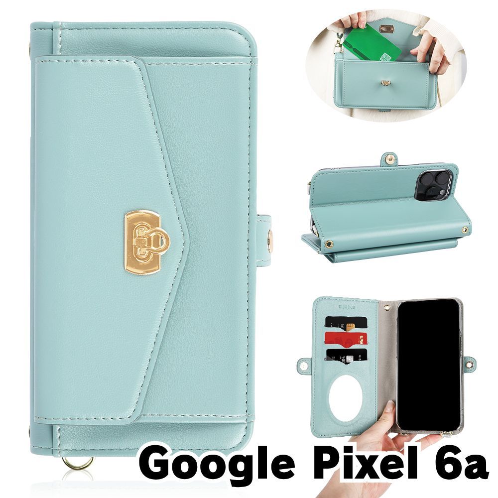 新品未使用】 Google Pixel 6a ピクセル6a ストラップ付き 手帳型