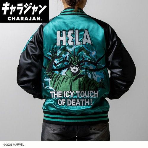 丸眞 マルシン スカジャン L ヘラ アイシータッチオブデス 男女兼用 キャラクター