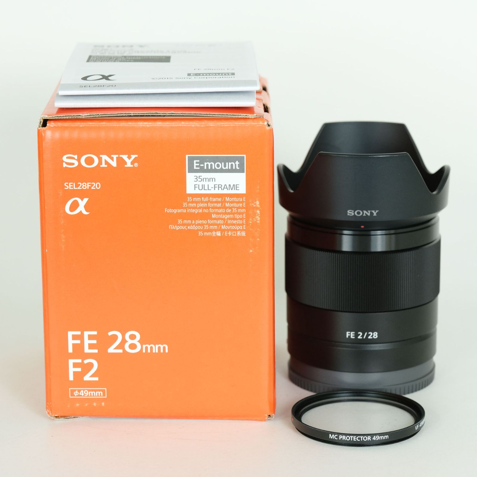 美品 | フィルター付] SONY FE 28mm F2 SEL28F20 | SONY Eマウント