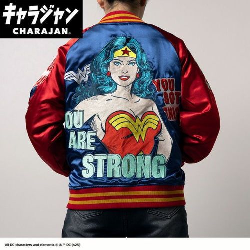 丸眞 マルシン スカジャン L DC ユアストロング 男女兼用 キャラクター